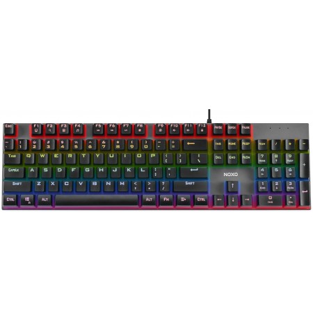 NOXO Retaliation mechaninė laidinė RGB klaviatūra | US, Blue