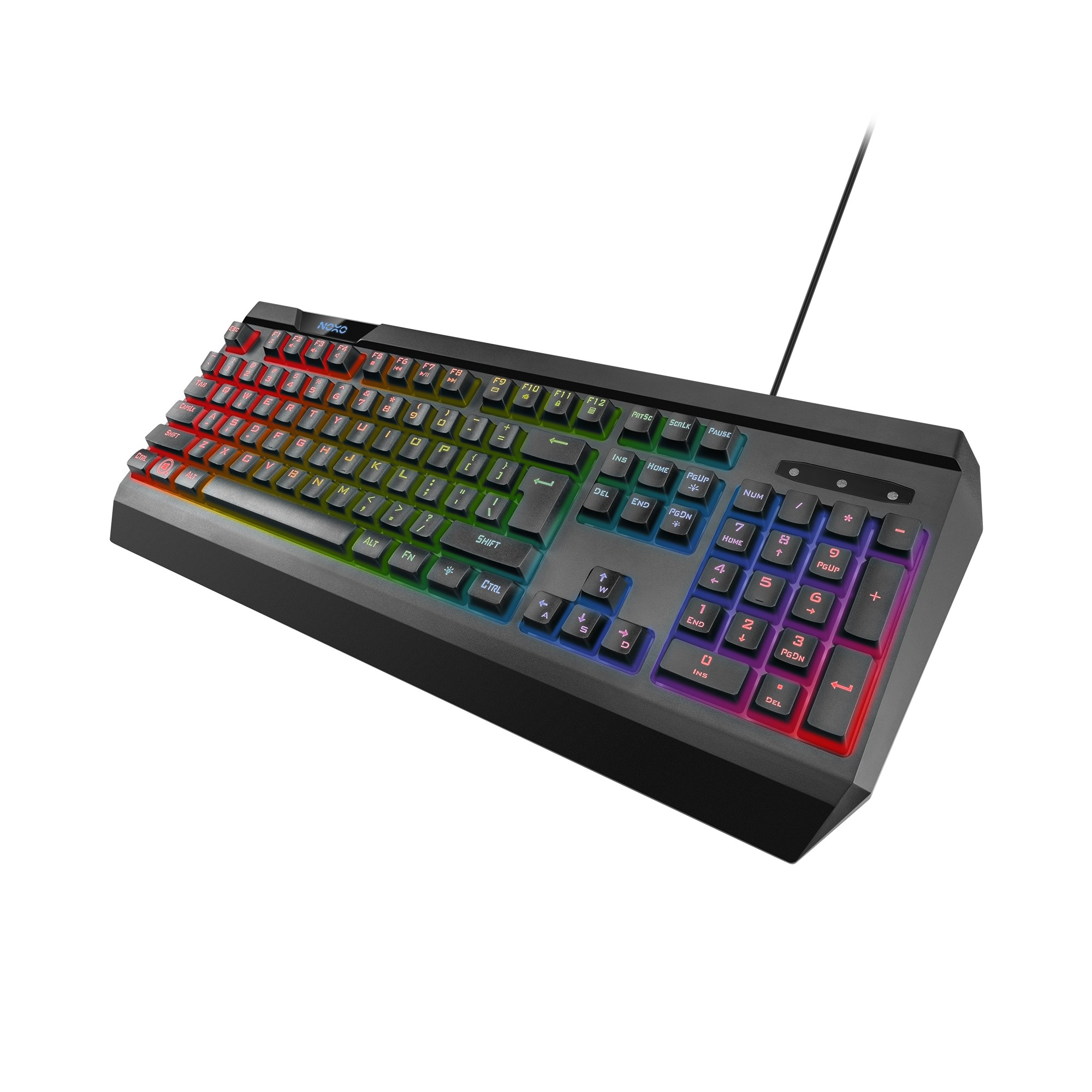 NOXO Origin membraninė laidinė RGB klaviatūra | US