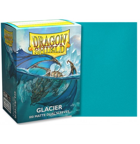 Dragon Shield Standard Matte Dual Sleeves - Glacier (100 Vnt)