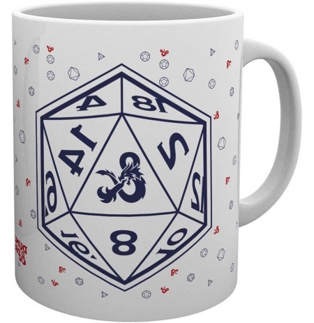 Dungeons & Dragons D20 puodelis (320ml)