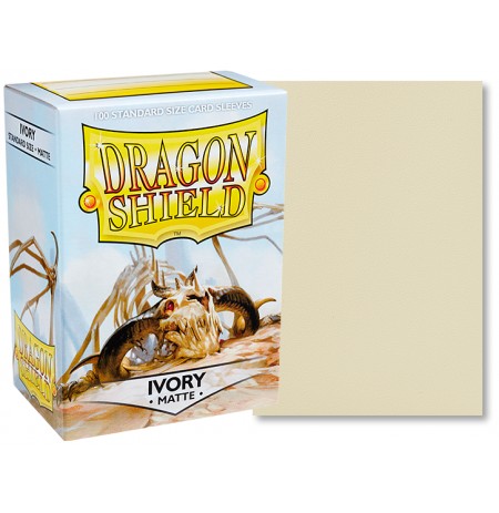 Dragon Shield Standard Sleeves - Matte Ivory (100 Vnt) 