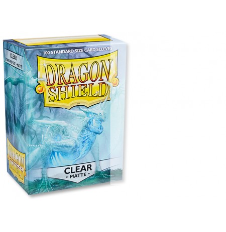 Dragon Shield Standard Sleeves - Matte Clear (100 Vnt)