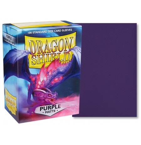 Dragon Shield Standard Sleeves - Matte Purple (100 Pcs)