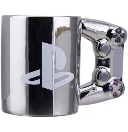 Playstation Dualshock PS4 Controller Silver 3D puodelis 