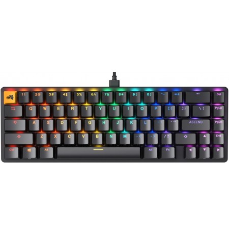 Glorious PC Gaming Race GMMK 2 TKL Keyboard | 65%, Hot-swap, Fox Switches, US, black