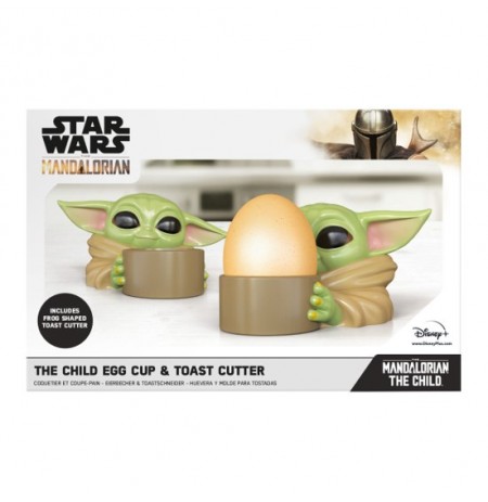 Star Wars The Mandalorian The Child Egg Cup & Toast Cutter