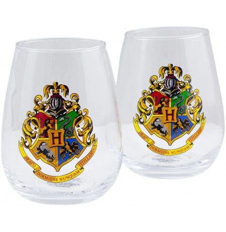 Harry Potter Hogwarts Crest dvi stiklinės (400ml) 