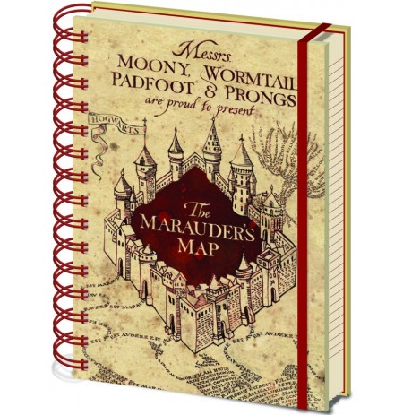 Harry Potter The Marauders Map A5 užrašų knygutė 