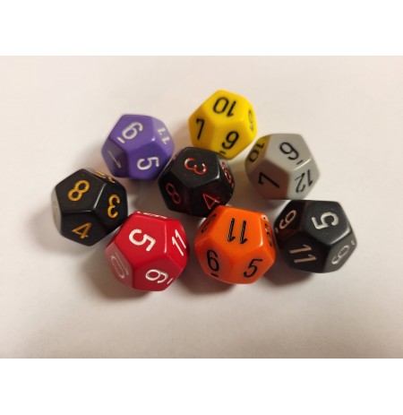 Chessex d12 Polyhedral Dice (1 Vnt)