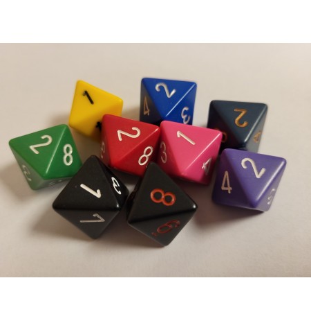 Chessex d8 Polyhedral Dice (1 Vnt)