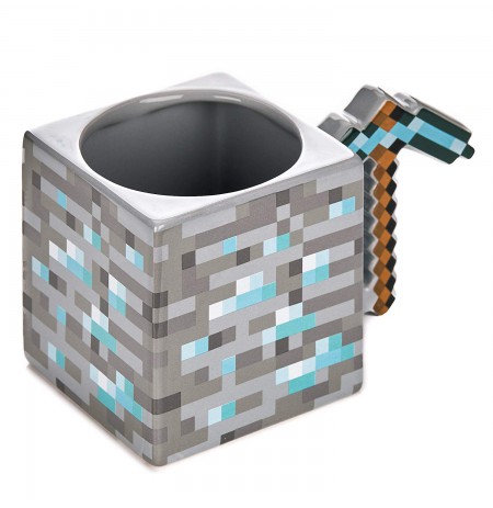 Minecraft Pickaxe 3D puodelis (Pažeista Pakuotė)