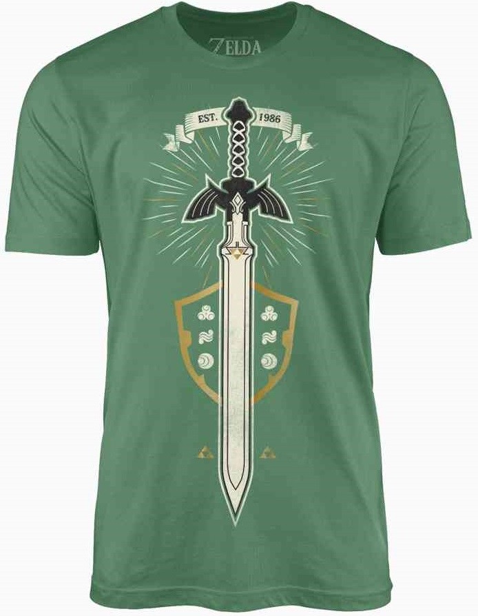 Zelda The Master Sword marškinėliai | L Dydis