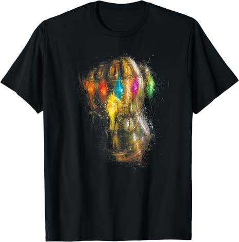 The Avengers Endgame Thanos Fist marškinėliai | L Dydis 