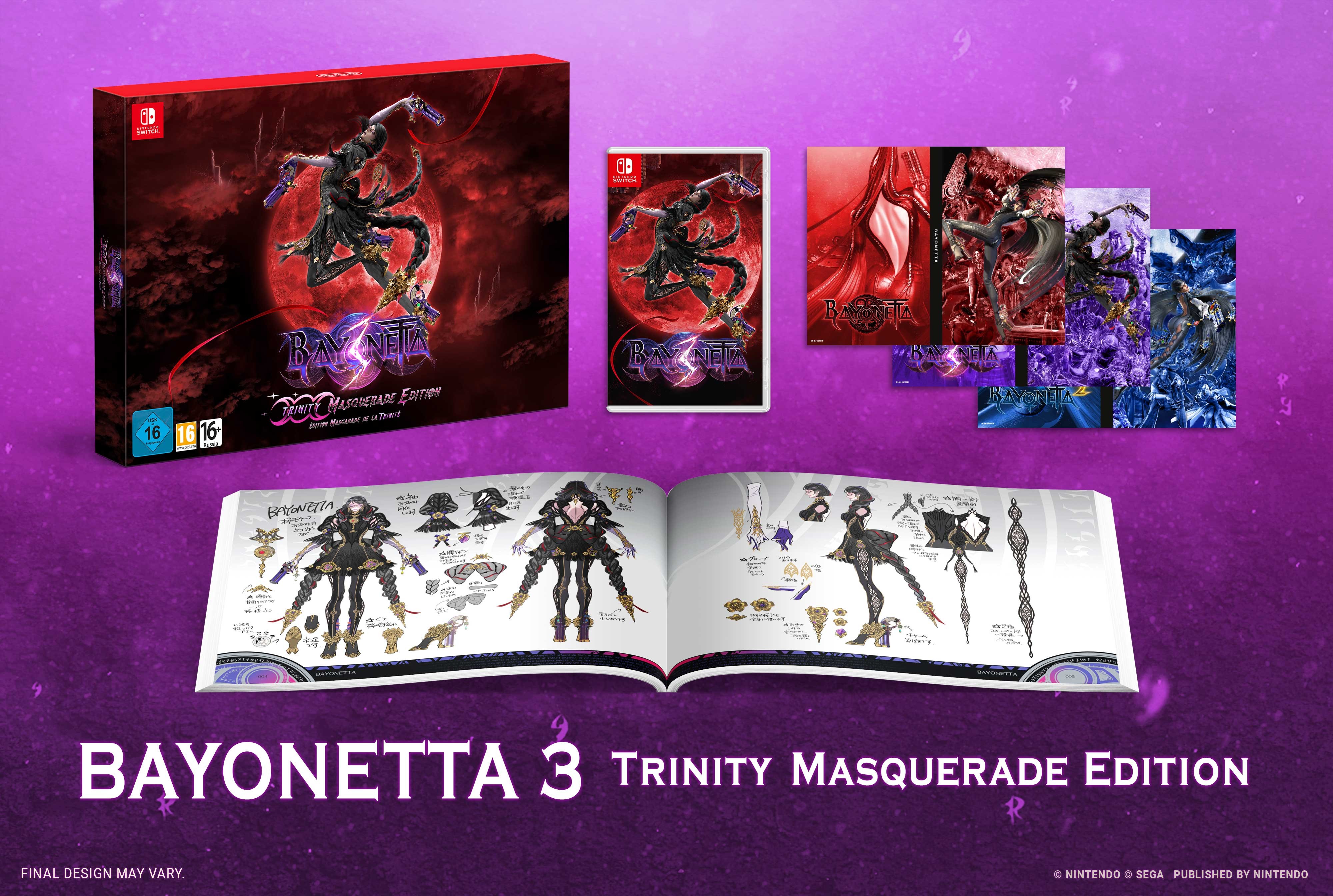 Bayonetta 3 Trinity Masquerade Edition + Preorder Bonus