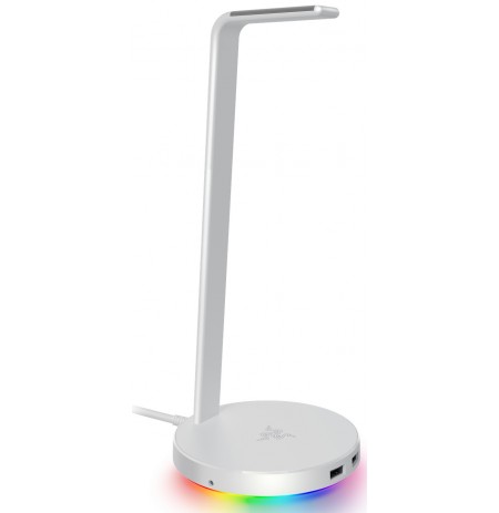 RAZER ausinių stovas V2 su RGB, USB 3.1 ir 7.1 surround sound (Balta)