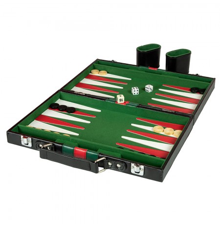 Backgammon - Leather Briefcase (48x40cm)