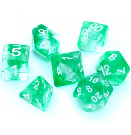 REBEL RPG Dice Set - Nebula - Green
