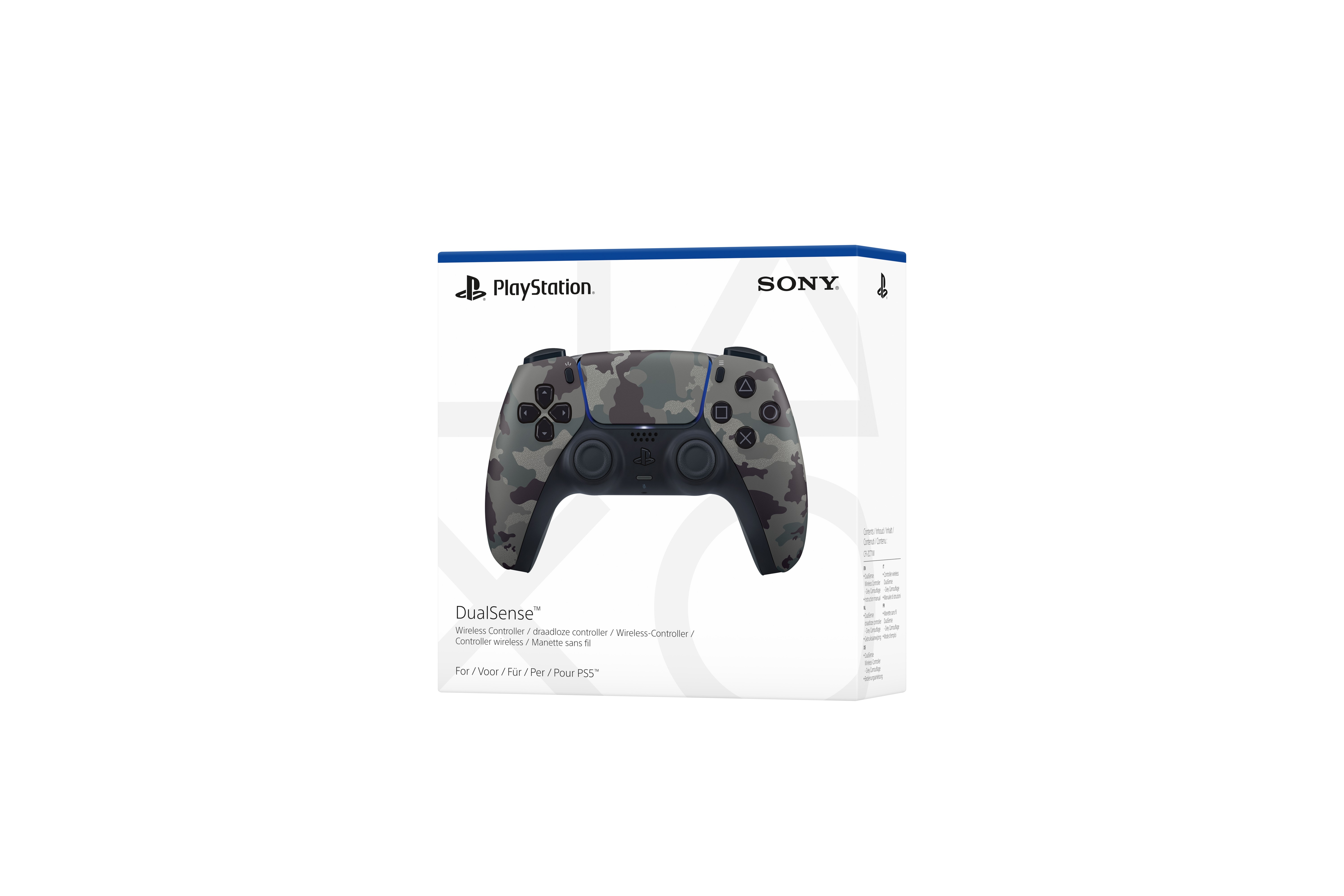 Sony PlayStation DualSense Grey Camouflage belaidis valdiklis (PS5)