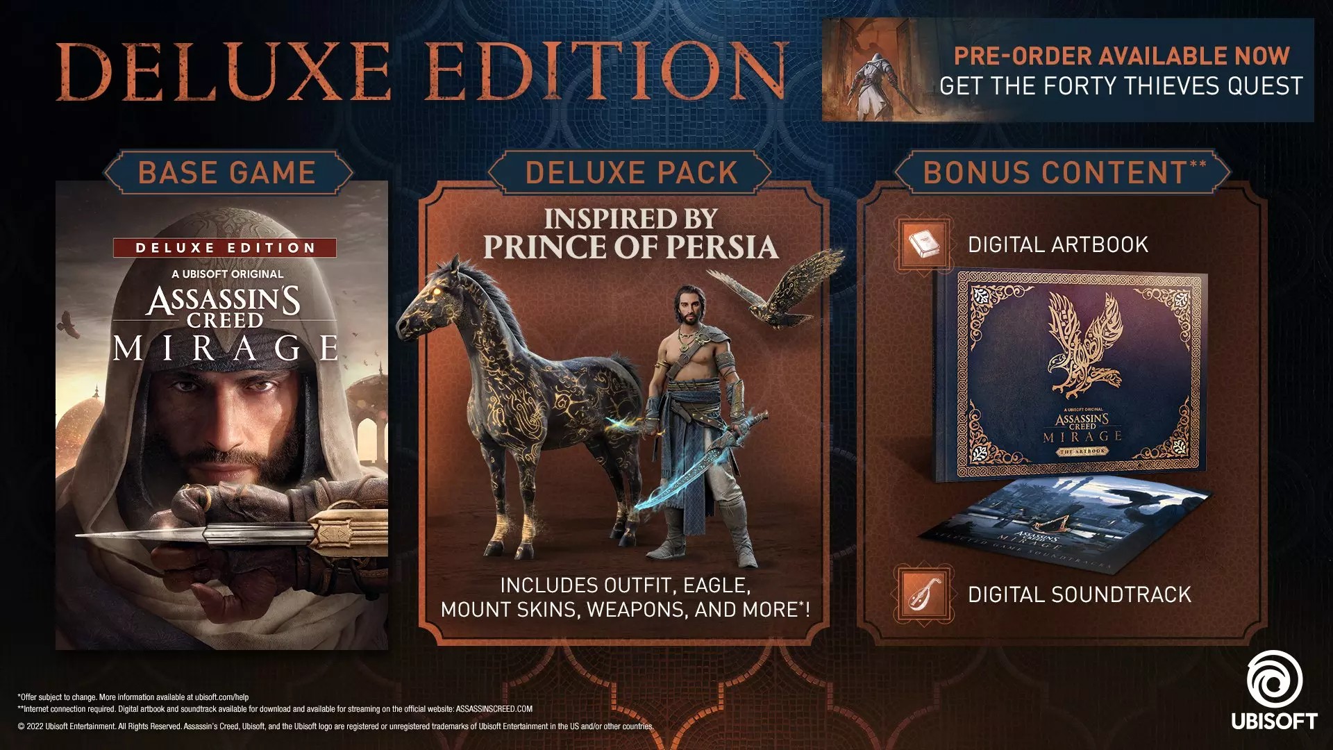 Assassin's Creed Mirage Deluxe Edition + Preorder Bonus