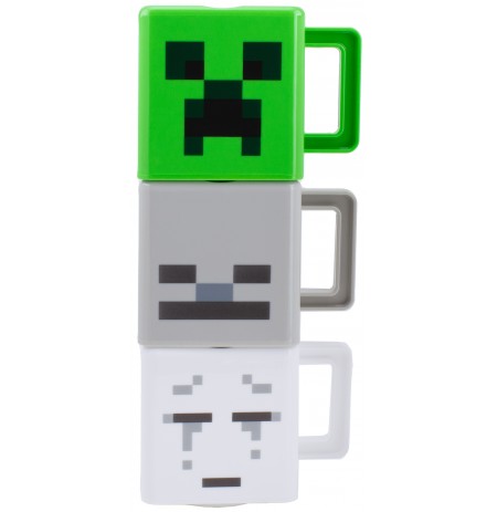 Minecraft Stacking Mugs Set