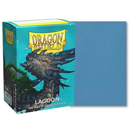 Dragon Shield Standard Matte Dual Sleeves - Lagoon (100 Vnt) 
