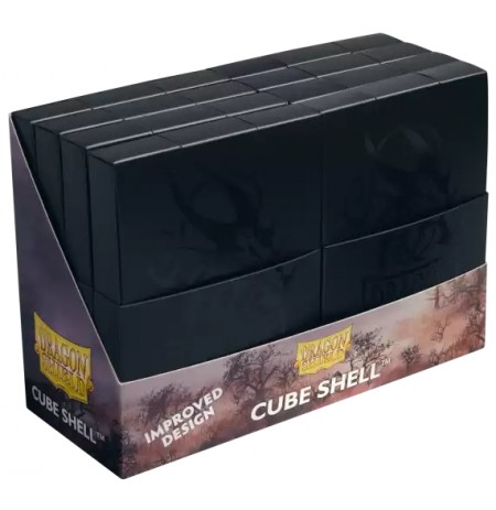Dragon Shield Cube Shell - Shadow Black (8 Vnt)