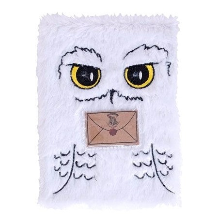Harry Potter Hedwig Plush A5 Notebook