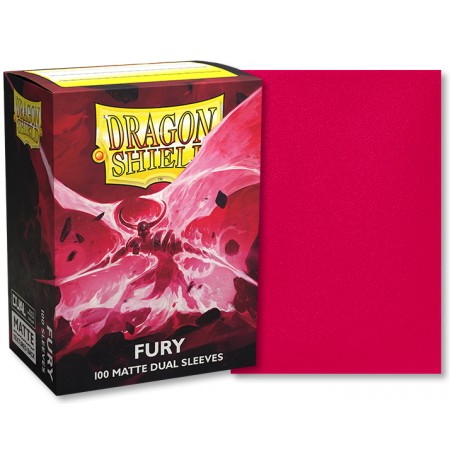 Dragon Shield Standard Matte Dual Sleeves - Fury (100 Vnt) 