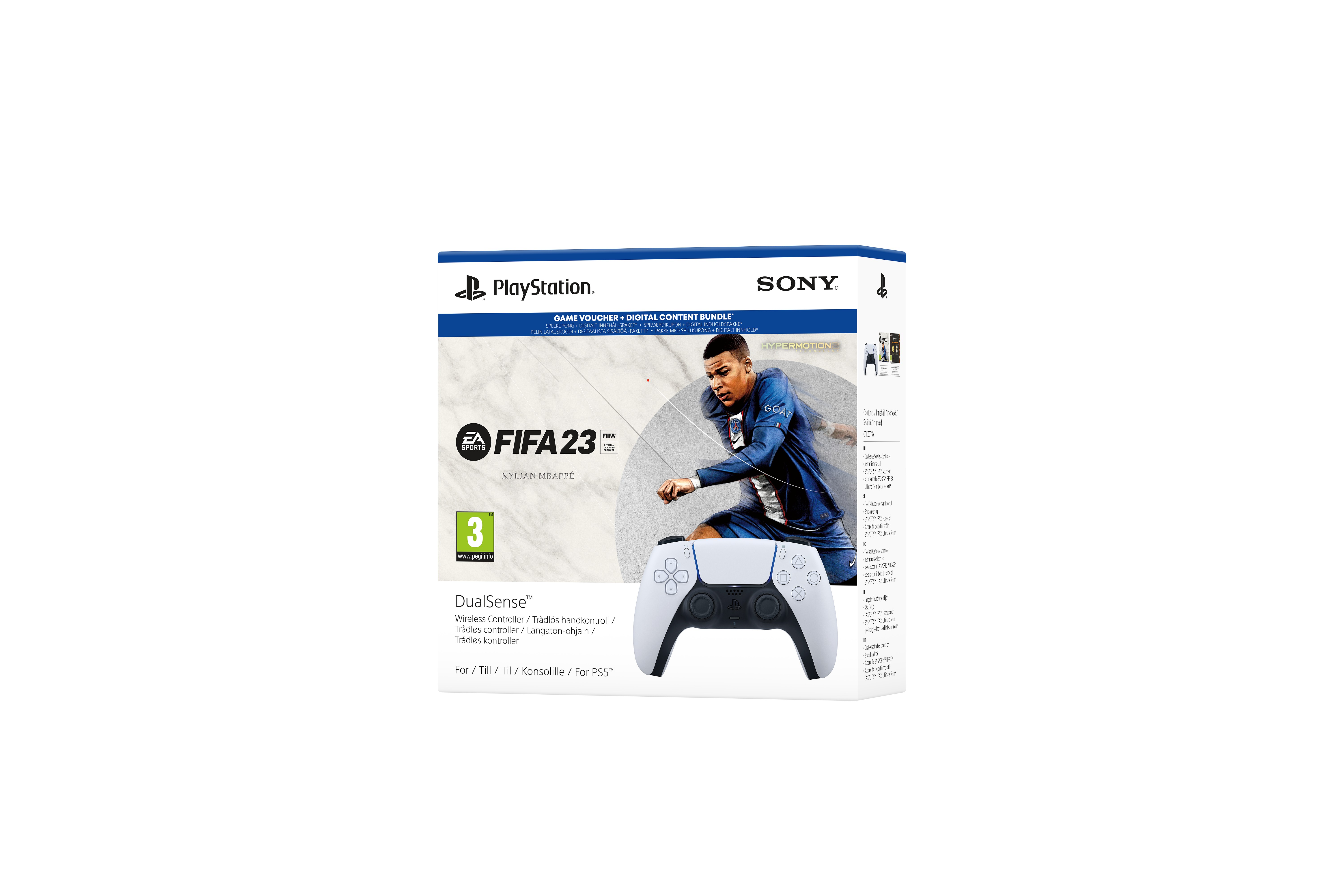 Sony PlayStation DualSense FIFA 23 bundle belaidis valdiklis (PS5)