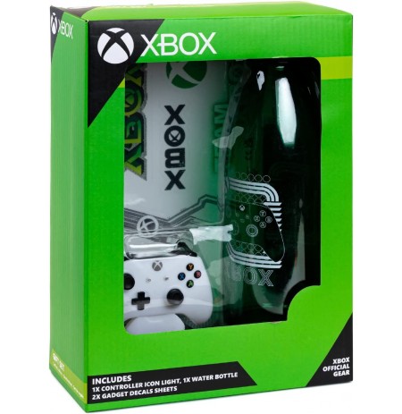 Xbox Icon lempos, vandens buteliuko ir lipdukų rinkinys 
