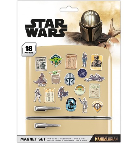 Star Wars: The Mandalorian Bounty Hunter Magnet Set (18pcs)