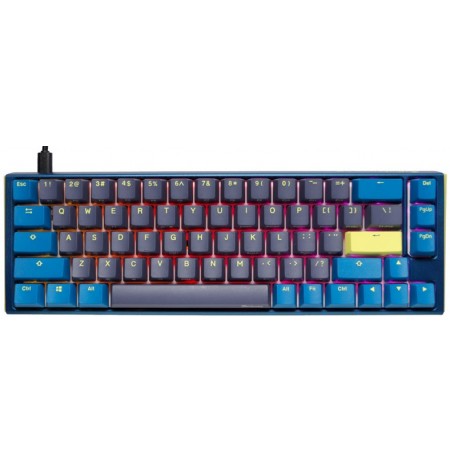 Ducky ONE 3 Daybreak SF TKL RGB  Gaming Keyboard |  Hot-Swap, US, MX Red Clear