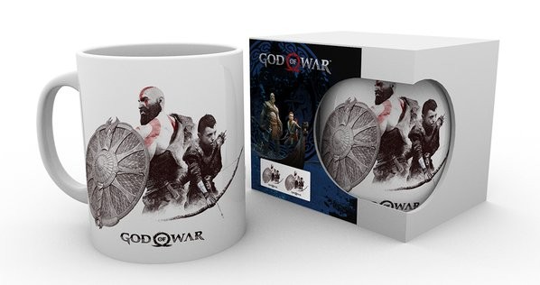 GOD OF WAR Kratos and Atreus puodelis