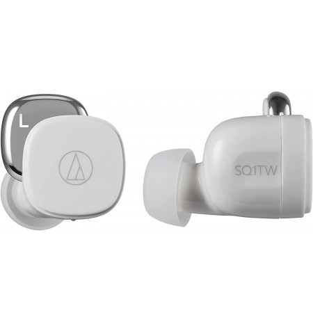 Audio Technica ATH-SQ1TWWH wireless headphones (White)