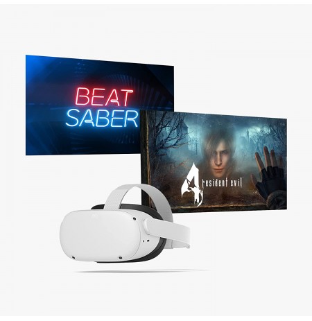 Virtual reality headset Oculus Quest 2 All-in-one VR – 256GB + Beat Saber + Resident Evil