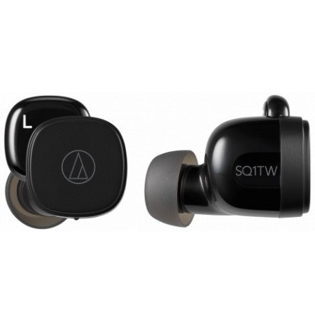 Audio Technica ATH-SQ1TWBK wireless headphones (Black)