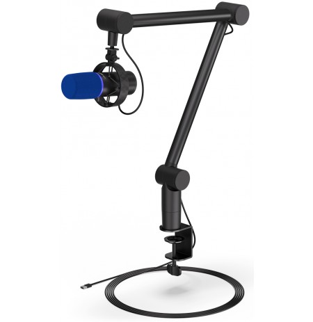 Endorfy Solum Broadcast Black Condenser Microphone + Stand | USB