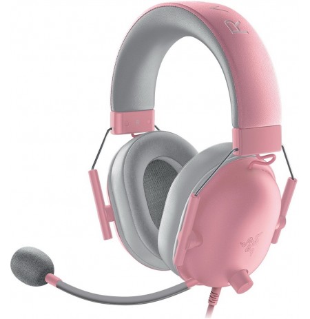 RAZER BlackShark V2 X rožinės laidinės ausinės su mikrofonu | 3.5mm