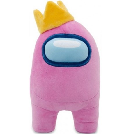 Plush toy Among Us - Pink With Crown 30 cm