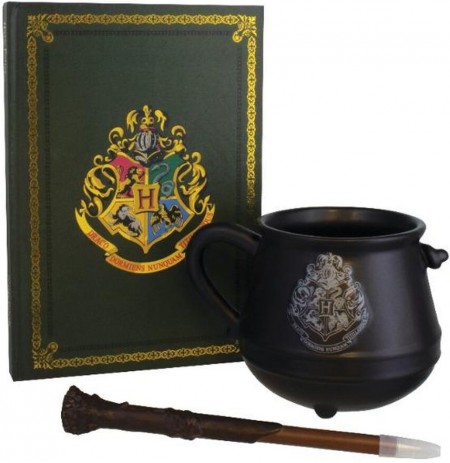 Harry Potter puodelio, užrašų knygutės ir rašiklio dovanų