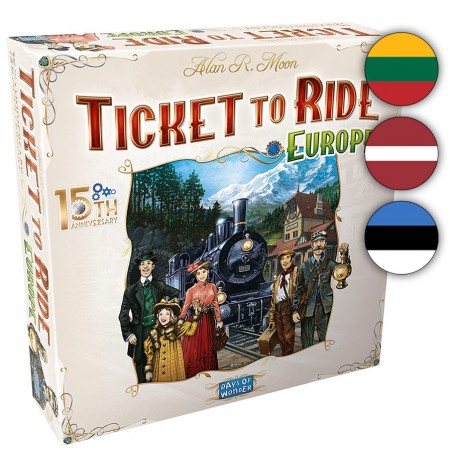 Ticket to Ride: Europe – 15th Anniversary | LT/LV/EE