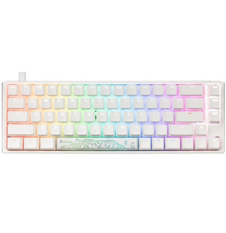 Ducky ONE 3 Classic Pure White SF 65% RGB Gaming Keyboard | Hot-Swap, US, MX Black Switch