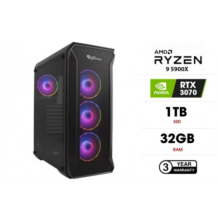 PC | Ryzen 9 5900X, 32GB, SSD 1TB, HDD 2TB, RTX3070 8GB