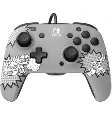PDP Rematch Comic Mario Wired Controller for Nintendo Switch