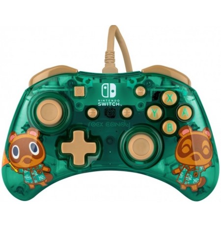 PDP Rock Candy Mini Animal Crossing Wired Controller for Nintendo Switch