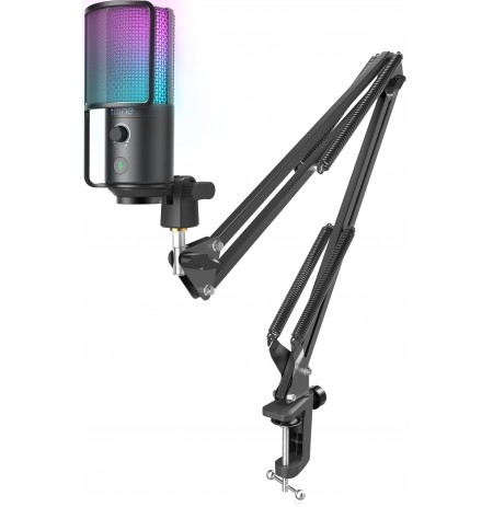 FIFINE T669 PRO2 Wired Microphone with RGB Lighting and Stand | USB