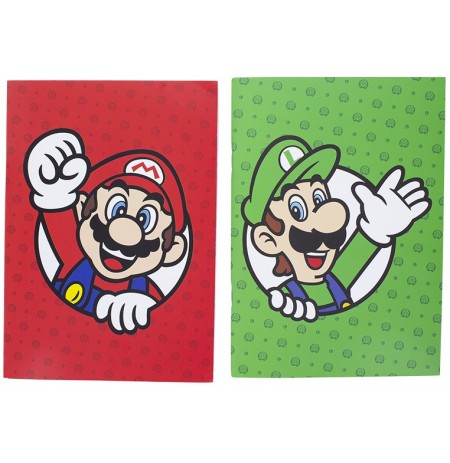 Super Mario Set of 2 Notebooks