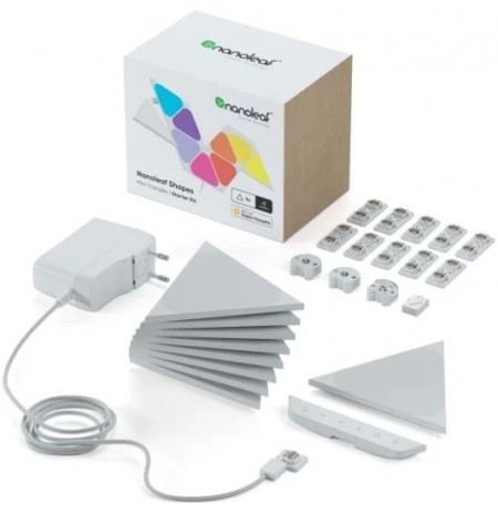 Nanoleaf Shapes Triangles Mini Starter Kit (9 šviesos)