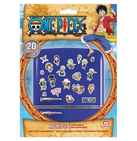 One Piece Chibi magnetukai (20vnt)
