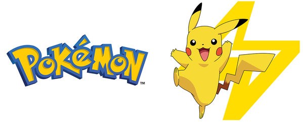 POKEMON Logo And Pikachu mug